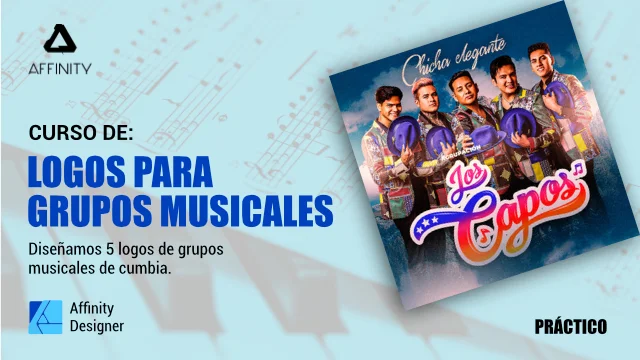 Curso – Diseño de logos para grupos musicales de cumbia.